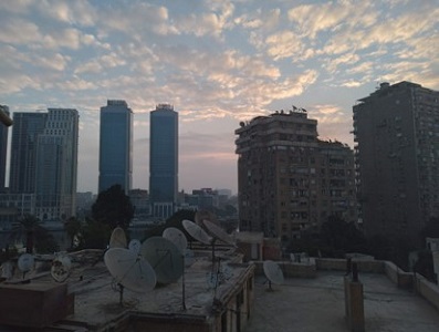 写真　エジプトの朝の様子（ジェトロ撮影）