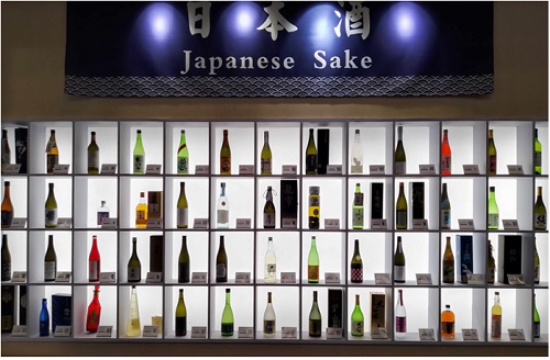 写真　出展した日本酒類（ジェトロ撮影）